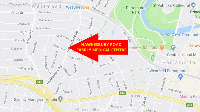 Hawkesbury Road Family Medical Centre Location